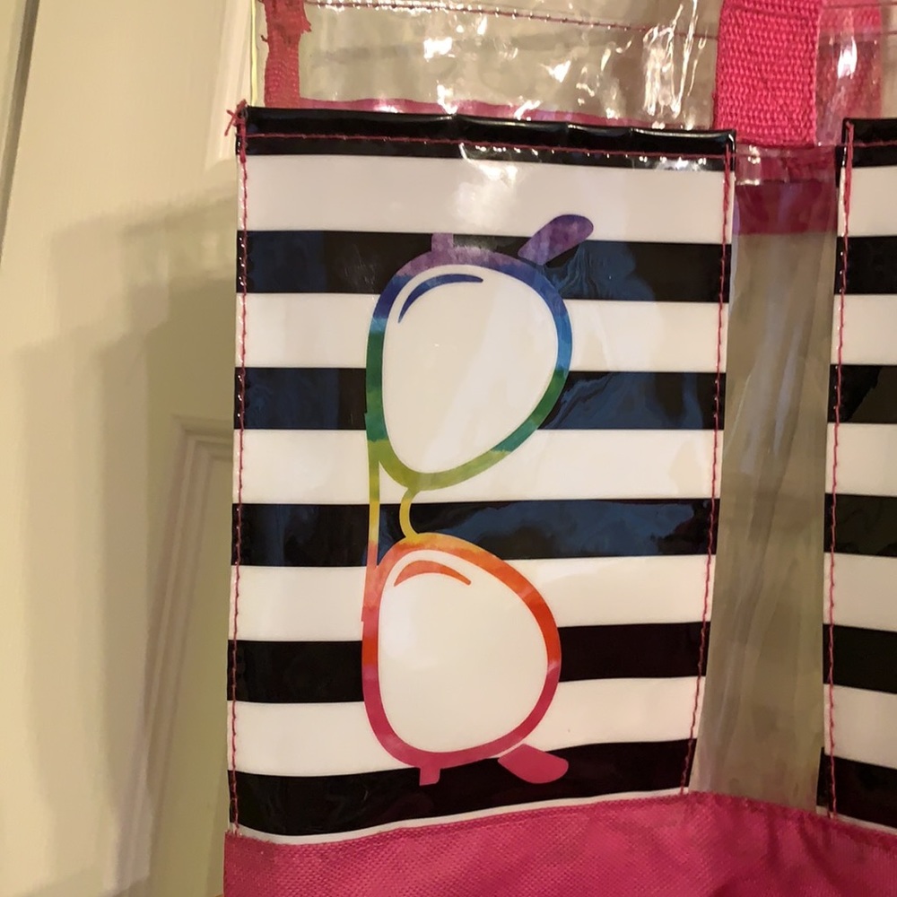 PVC Beach Bag With Pockets - Picture 4 of 9